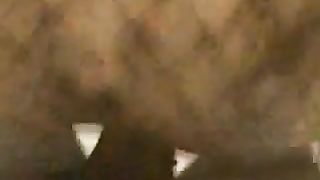 Blonde girl pooping in her panties