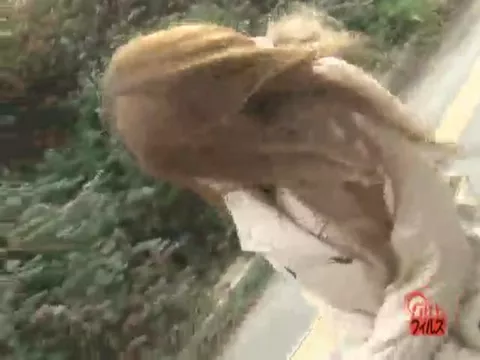 Japanese girls farting near a forest