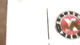 Teen shits on a pizza box