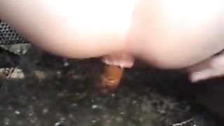 A bit of shit near a farm