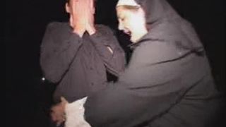Shitting on the face of a nun