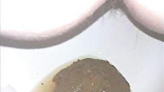 Nasty shit in toilet
