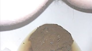 Nasty shit in toilet