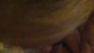 She chokes on ass juice