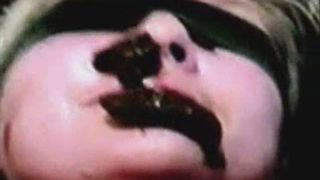 Poop on her face