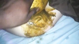 Scat while sleeping