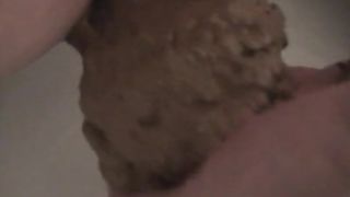 Shit on my husbands hand