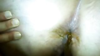 Dildo in a fat ass