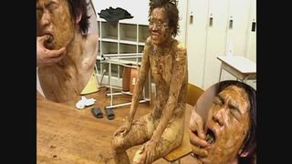 Teen boy forced to eat shit