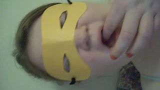 Fat slut eating shit