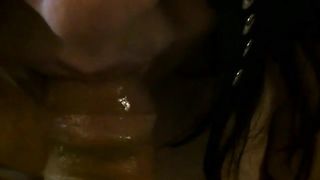 Sucking a shitty cock