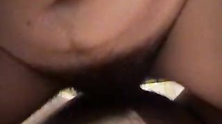 Fresh piss from hairy pussy