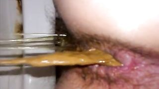 Wife drops a big shit