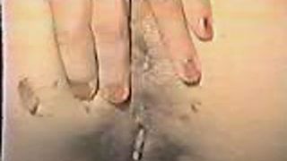 Vintage video of a girl farting