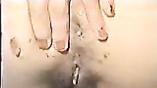 Vintage video of a girl farting