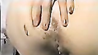 Vintage video of a girl farting