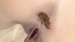 Russian girl pooping