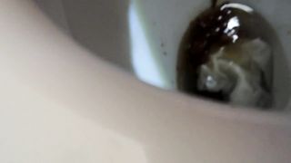 Diarheea in the toilet