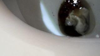 Diarheea in the toilet
