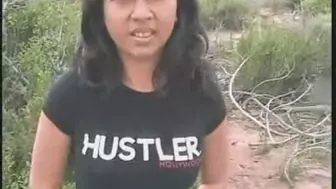 Two girls poop by turn