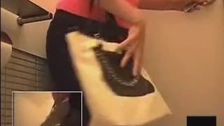 Shit and piss in public bathroom