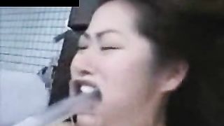 Forced to eat her own shit