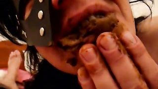 Blowjob with crap on his cock