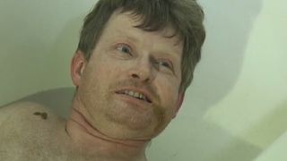 Three girls pooping on the same guy