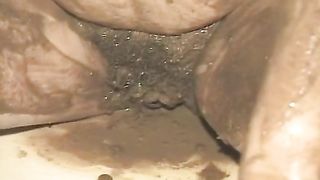 Masturbating with scat