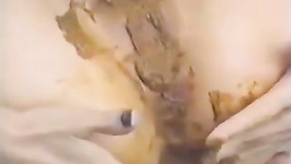 Poop in her mouth