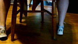 Poop on the kitchen floor