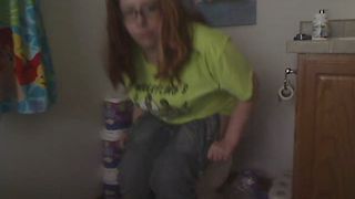 Diarheea in the toilet