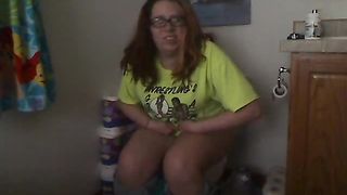 Diarheea in the toilet