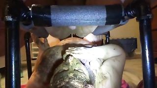 Cum on her shitty face