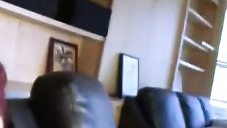 Tattooed girl pooping