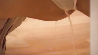 Swedish girl peeing in her panties