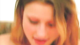 Young babe peeing in a wine glass