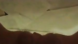 Shaved teen shitting on floor