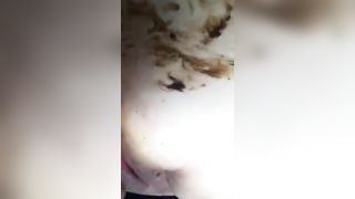 Fisting her tight butthole slowly