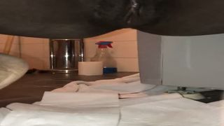 Black girl shitting slowly