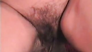 Hairy milf peeing in toilet with pressure