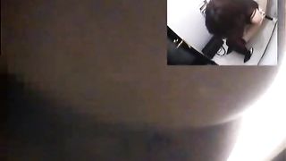 Spying on a petite girl pooping