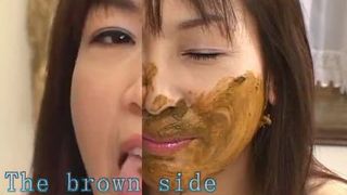 japanese girl takes a bath with scat