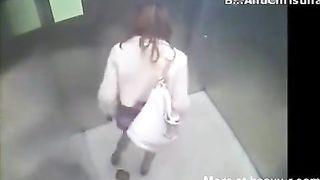 Shitting in the elevator