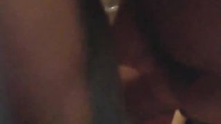 Hot babe sucking dick after pooping