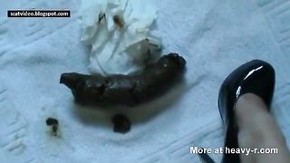 Juicy log from tight ass