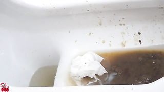 Mix of amateur girls pooping slowly