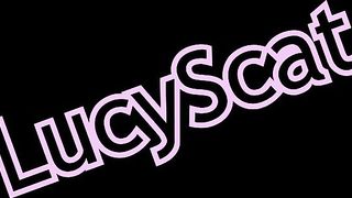 She's masturbating with poop