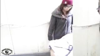 Mix of Japanese girls shitting in their panties