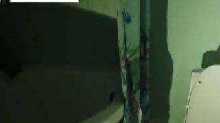 Brunette petite girl has diarheea